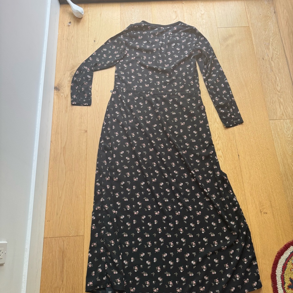 Maison Scotch - Scotch & Soda Boudoir Floral Maxi Dress, long sleeves- 2 - Picture 9 of 15